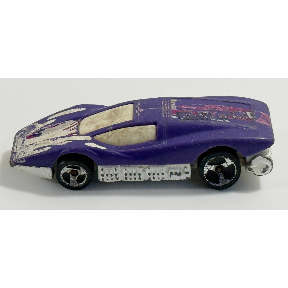 Hot Wheels Silver Bullet Diecast Car Kids 1:64 Purple Fair Vintage 1974 Malaysia
